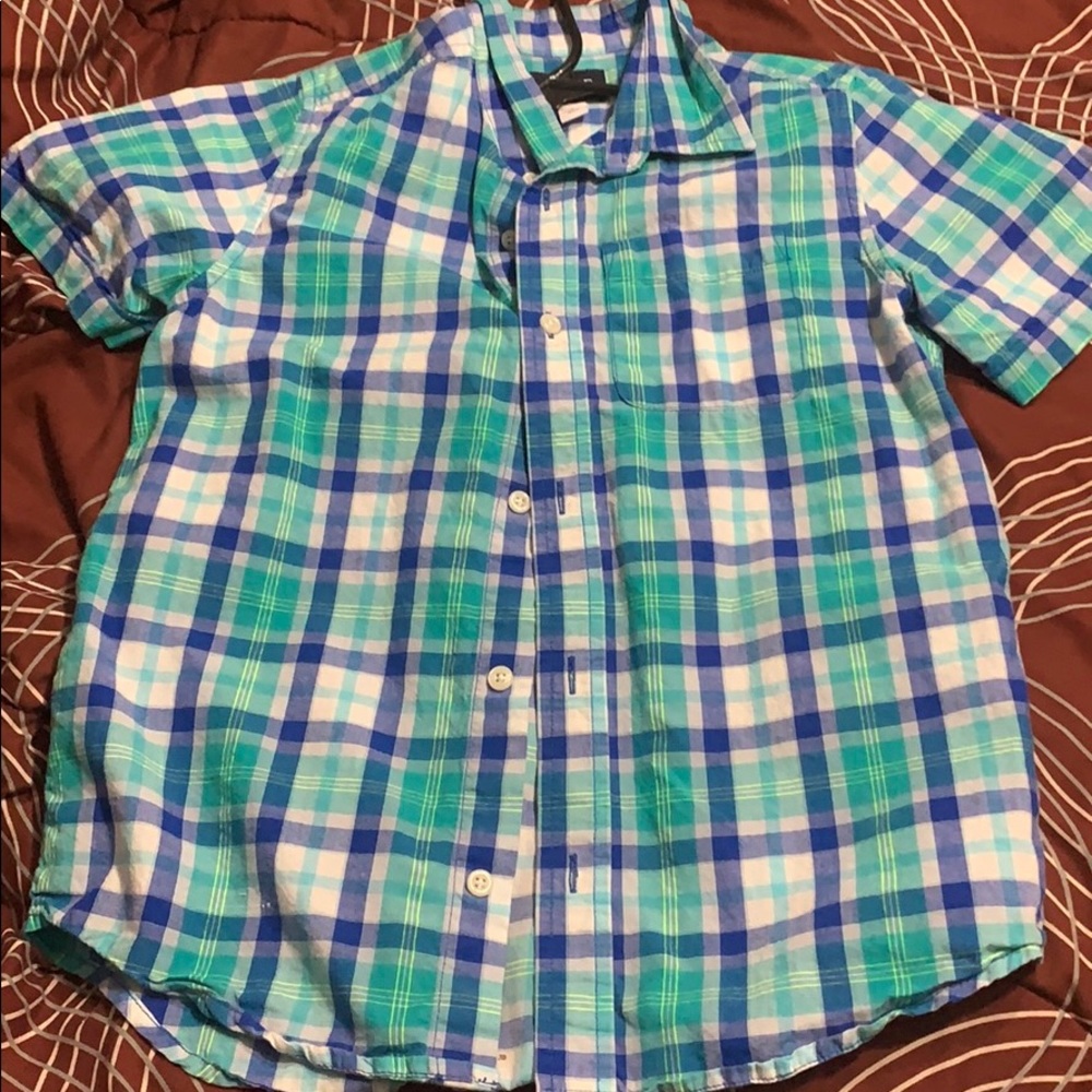 Teal and Green Polo